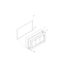 Frigidaire FFC07K0CW2 door diagram