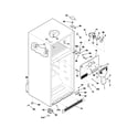 Frigidaire FRT18S6AWA cabinet diagram