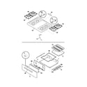 Kenmore 79070281401 top/drawer diagram