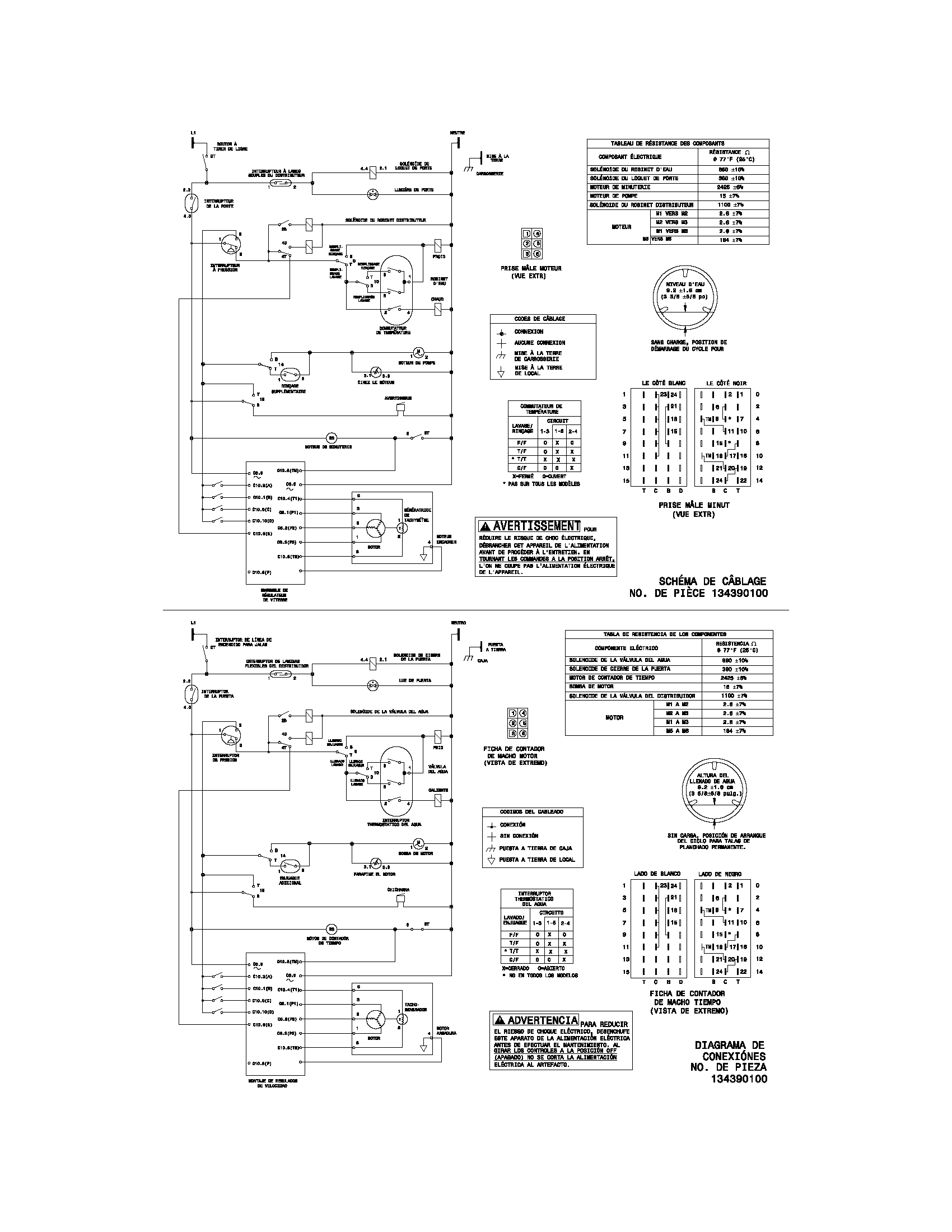 Frigidaire LTF530DS0 wiring diagram diagram