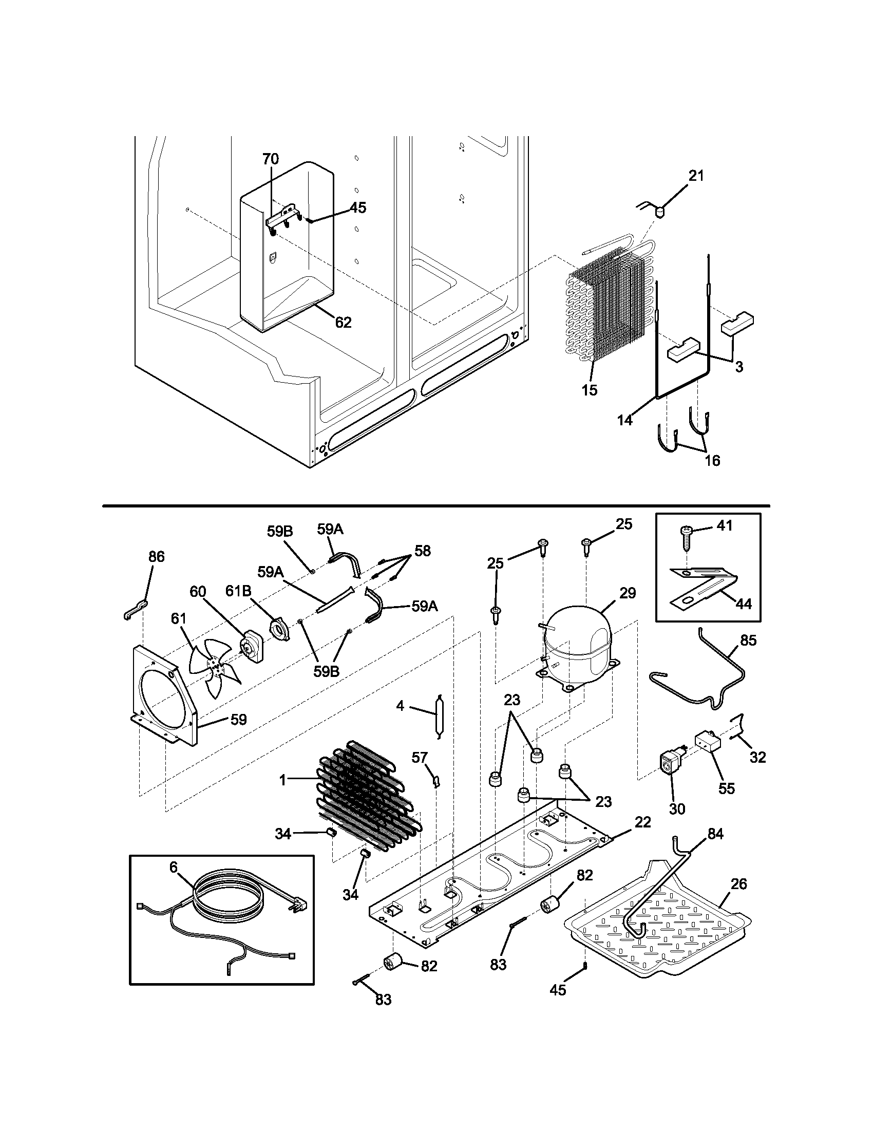 Kenmore 25355674402 system diagram