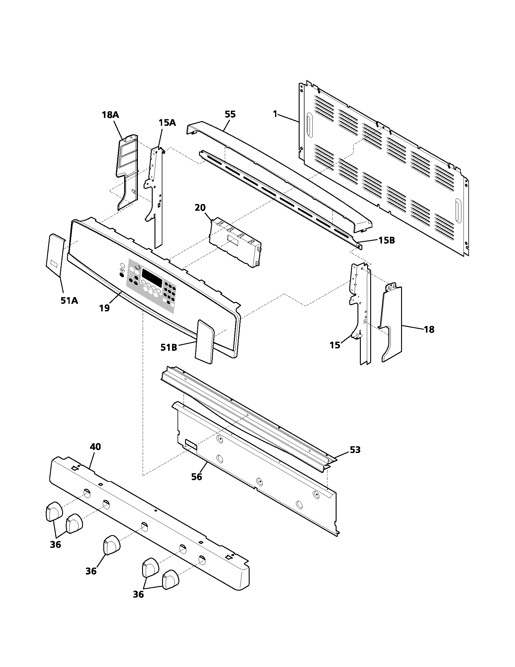 Kenmore 79079214302 backguard diagram