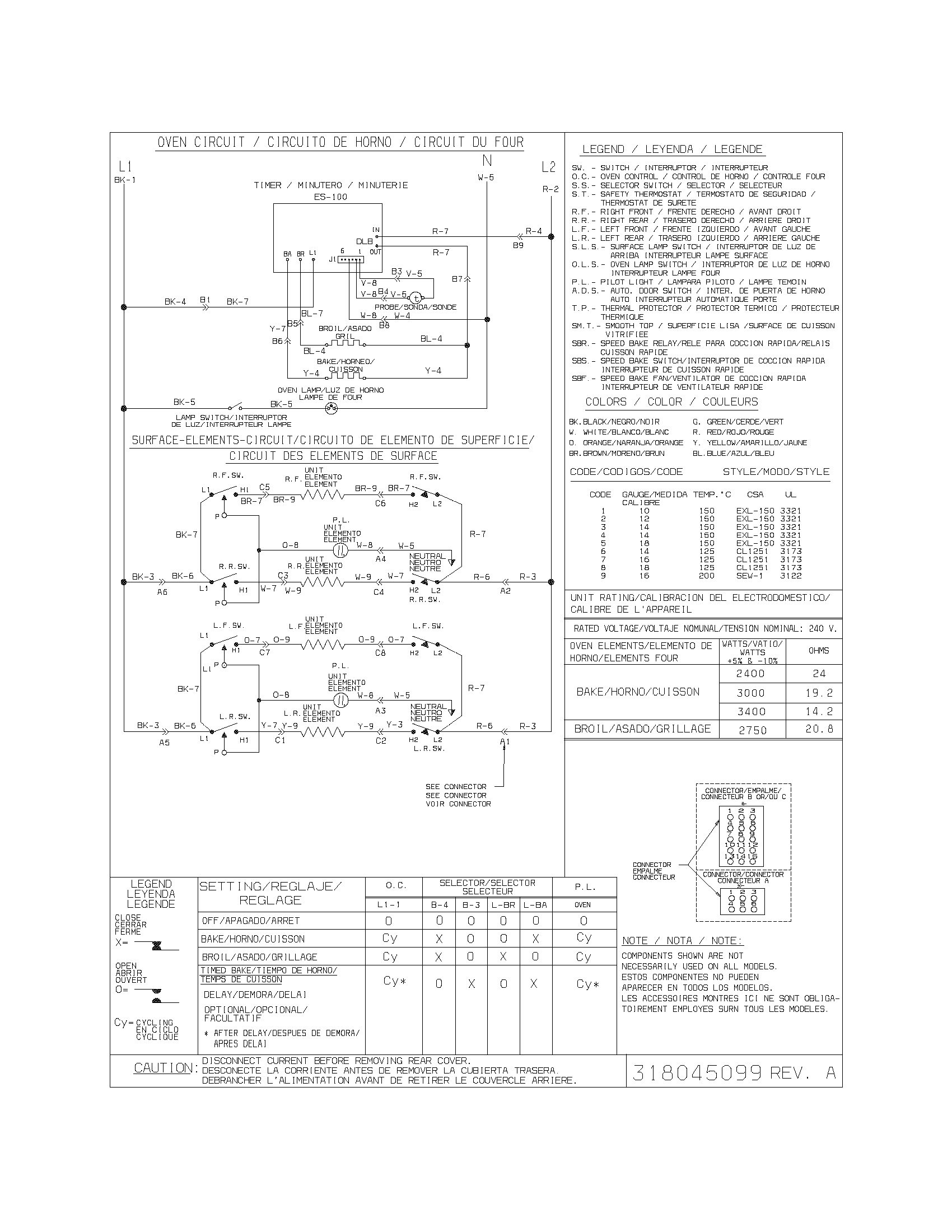 Kenmore 79045252400 wiring diagram diagram