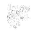 Frigidaire GLEH1642DS0 upper cabinet/drum heater diagram