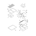 Frigidaire FRT18IL6DQ0 shelves diagram