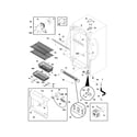 Frigidaire FFU20FC6AW6 cabinet diagram