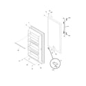 Frigidaire FFU17C4CW3 door diagram