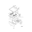 Kenmore 79095320303 top/drawer diagram