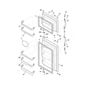 Frigidaire FRT21KS6CQ3 door diagram