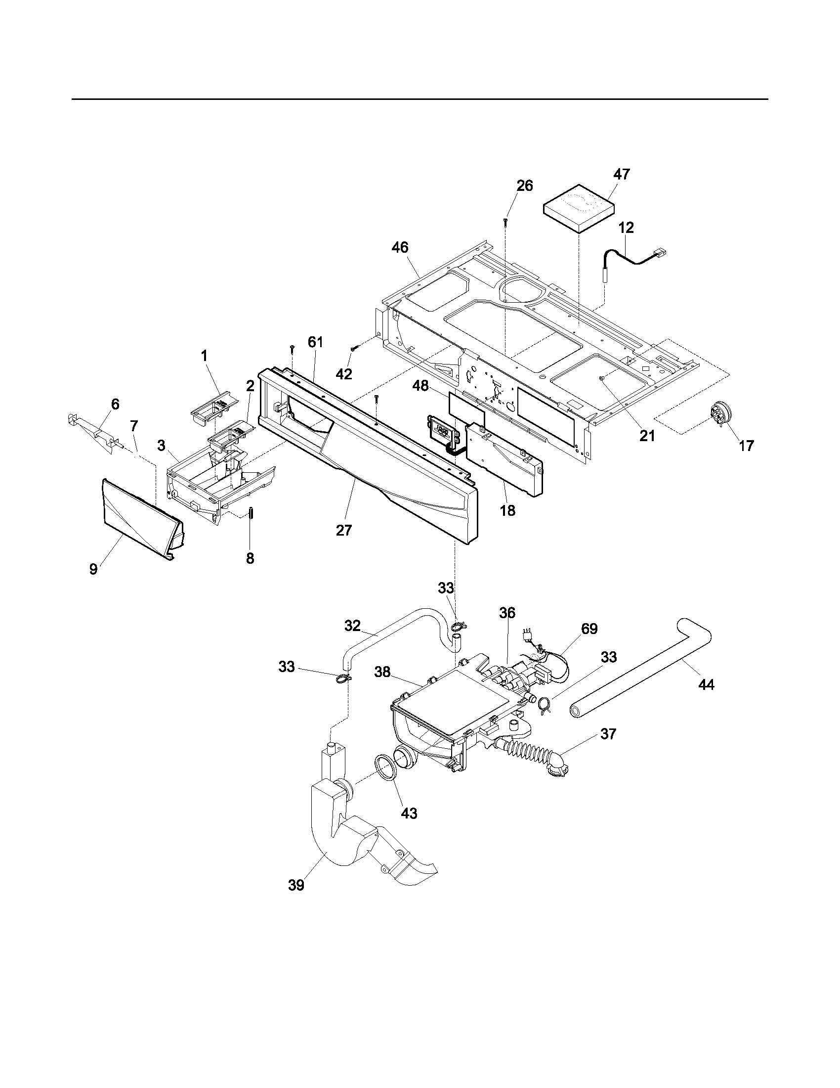 Frigidaire GSTF7200DS0 control panel diagram