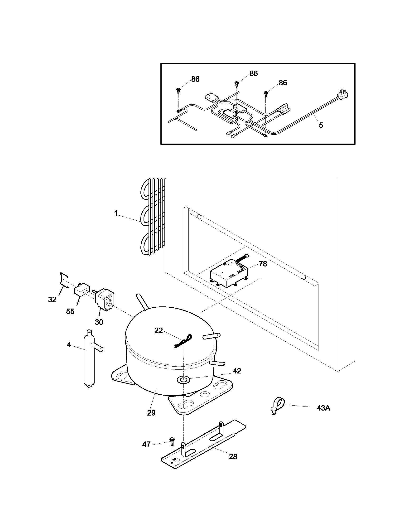 Kenmore 25313051103 system diagram