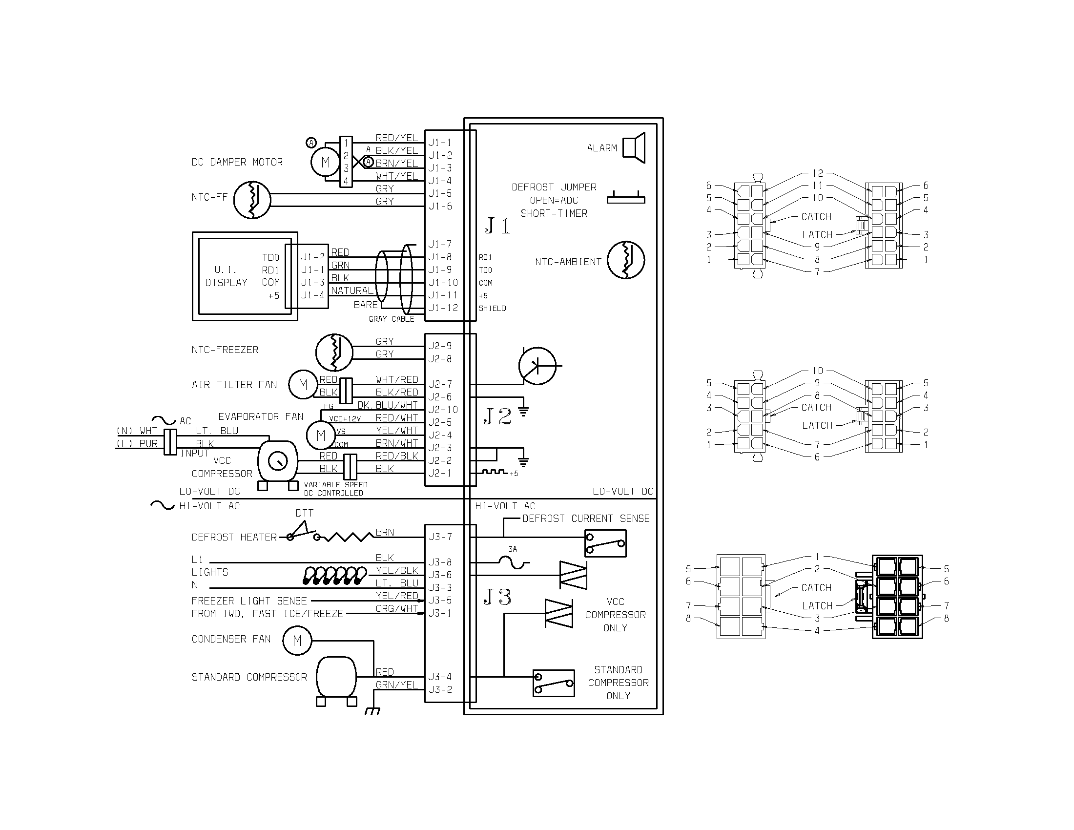 Kenmore Elite 25344303401 wiring schematic diagram