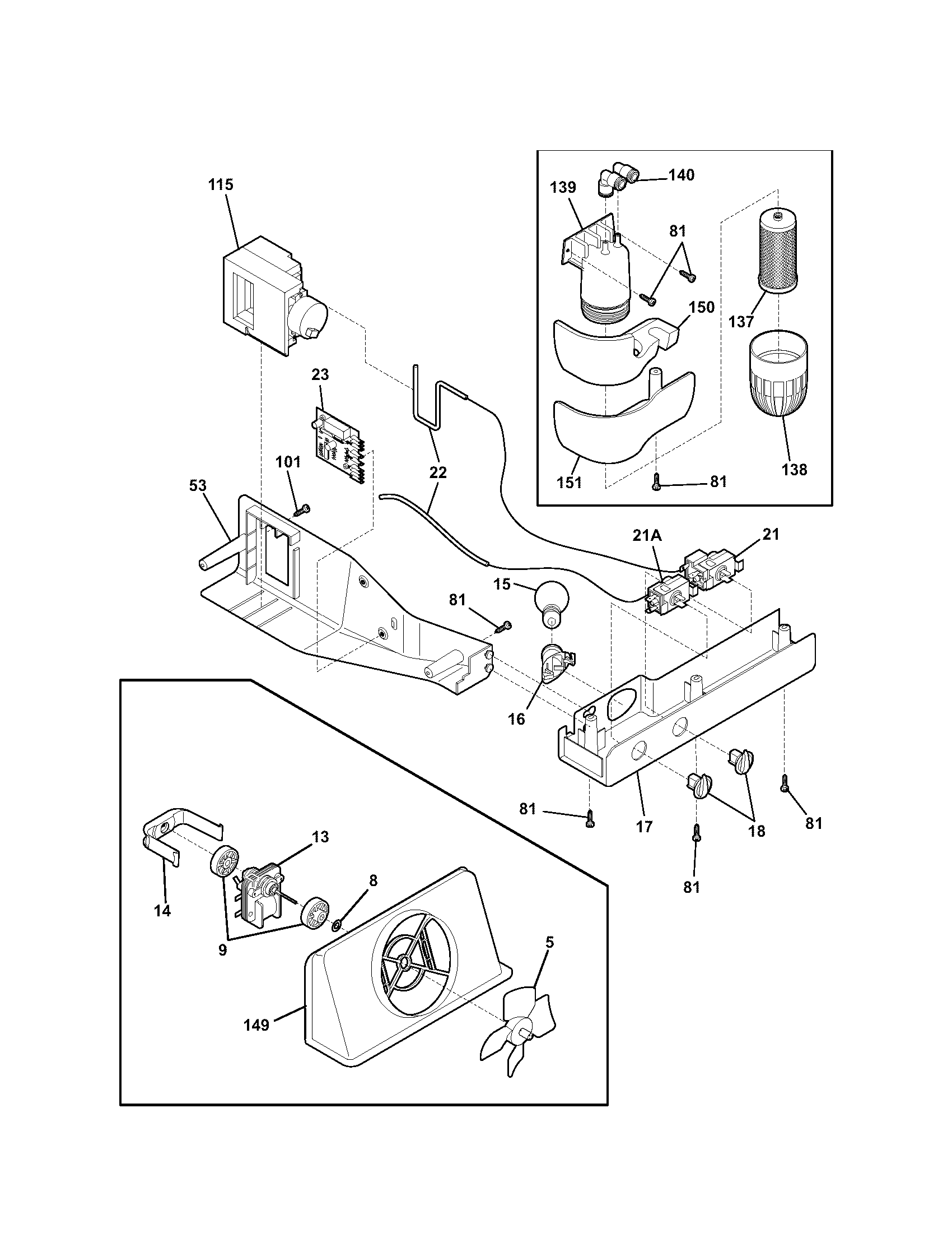 Kenmore 25356514400 controls diagram
