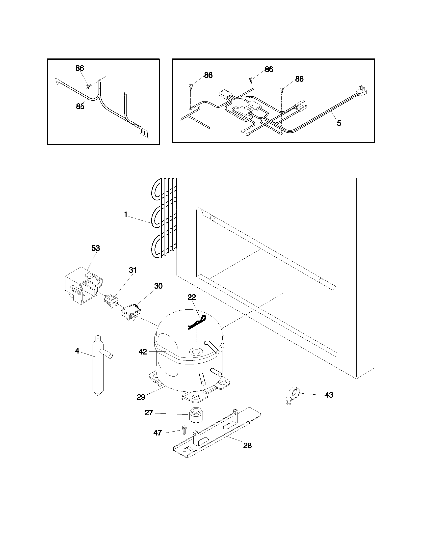 Frigidaire FFC1311DW0 system diagram