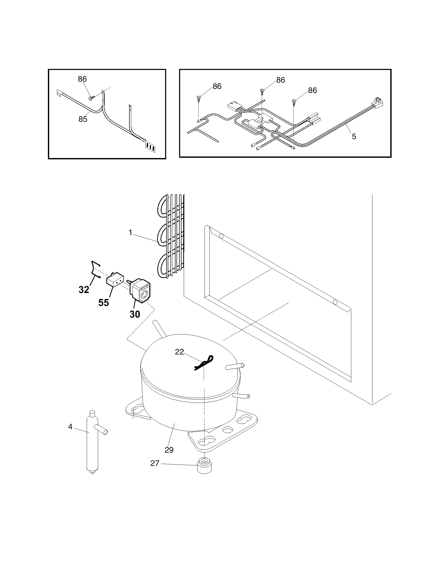 Kenmore 25314512101 system diagram