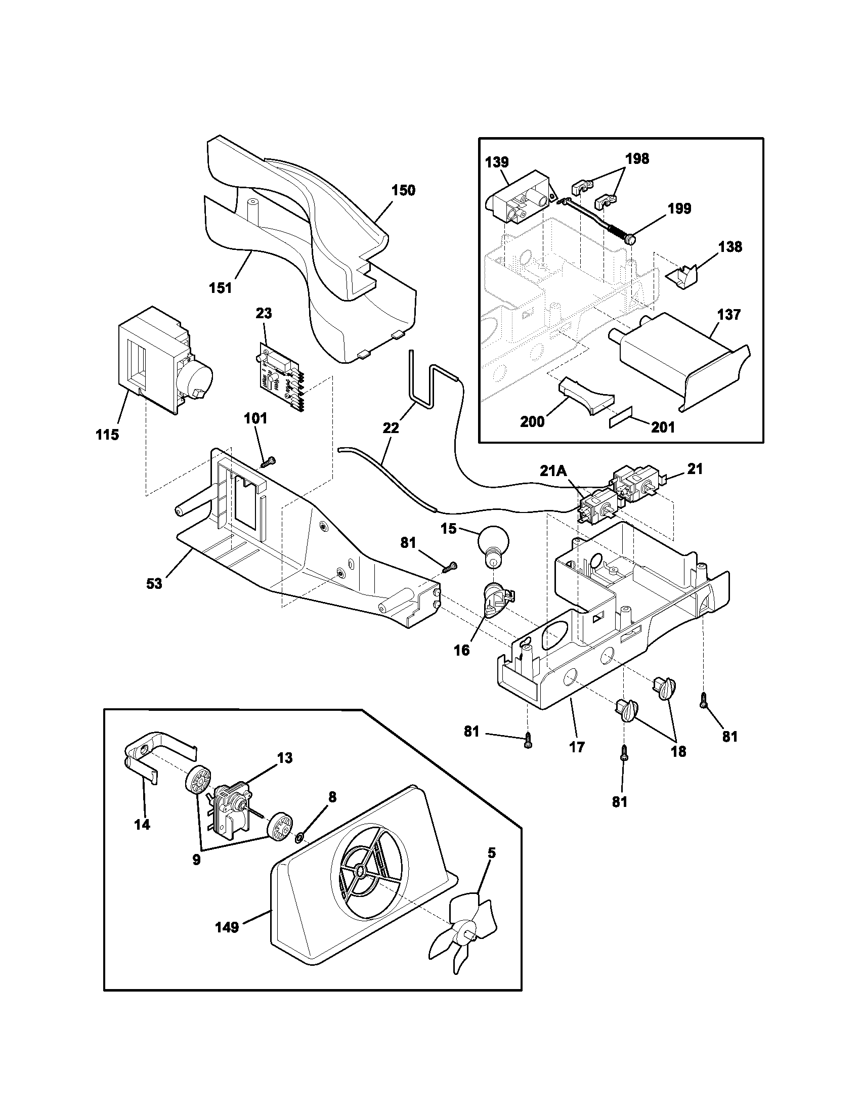 Kenmore 25356292403 controls diagram