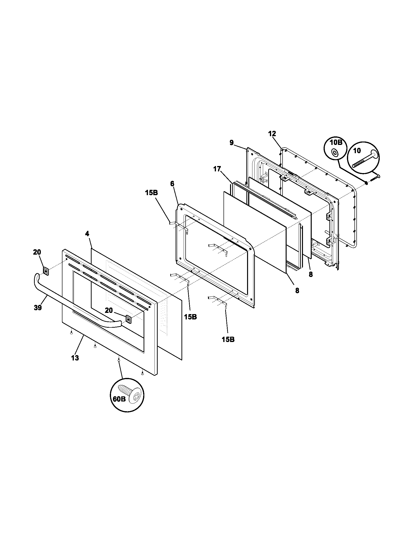 Kenmore 79091033400 door diagram