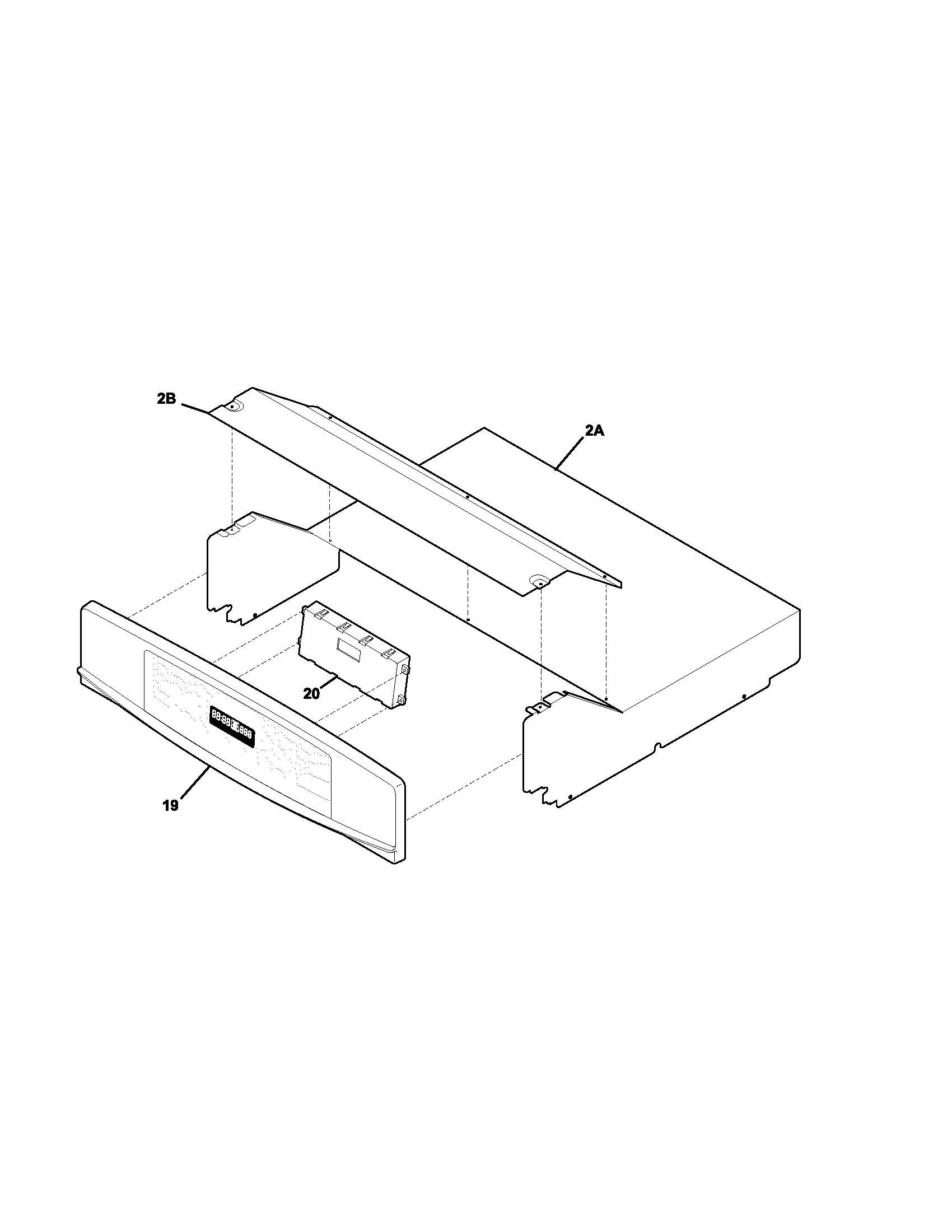 Kenmore 79047783400 control panel diagram