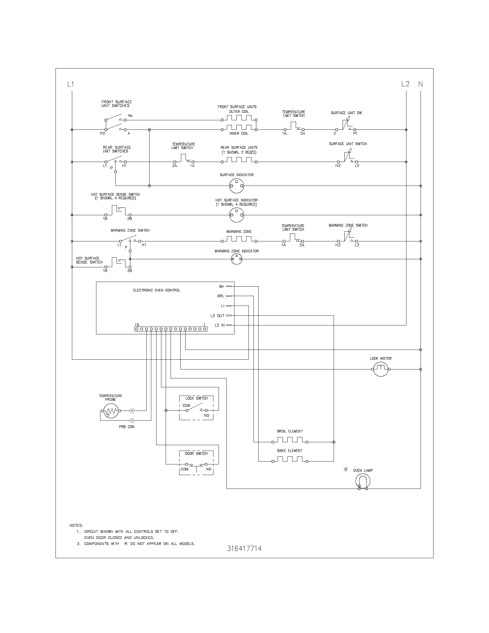 Kenmore 79096333400 wiring schematic diagram