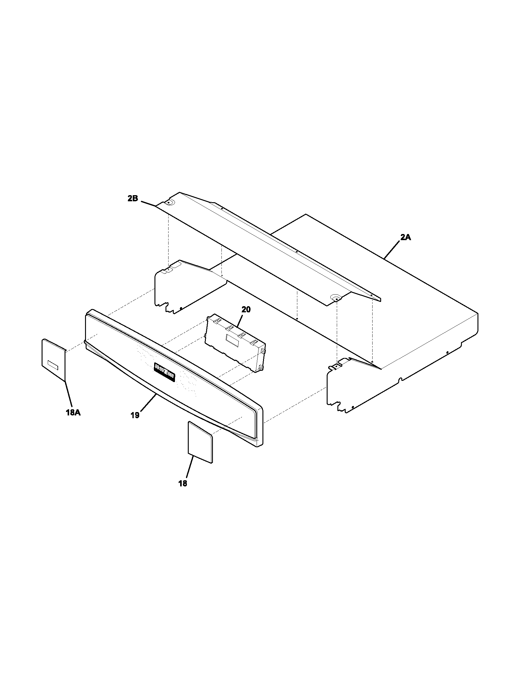 Kenmore Elite 79049073400 control panel diagram