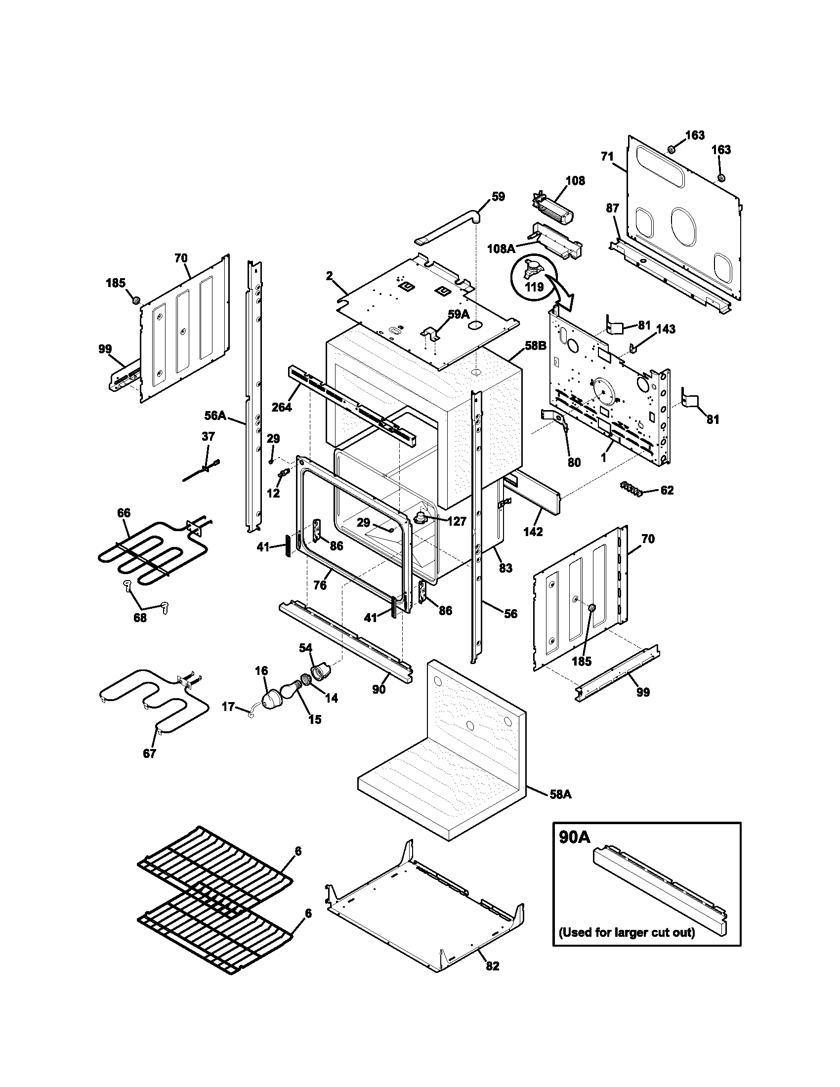Kenmore 79047872400 lower oven diagram