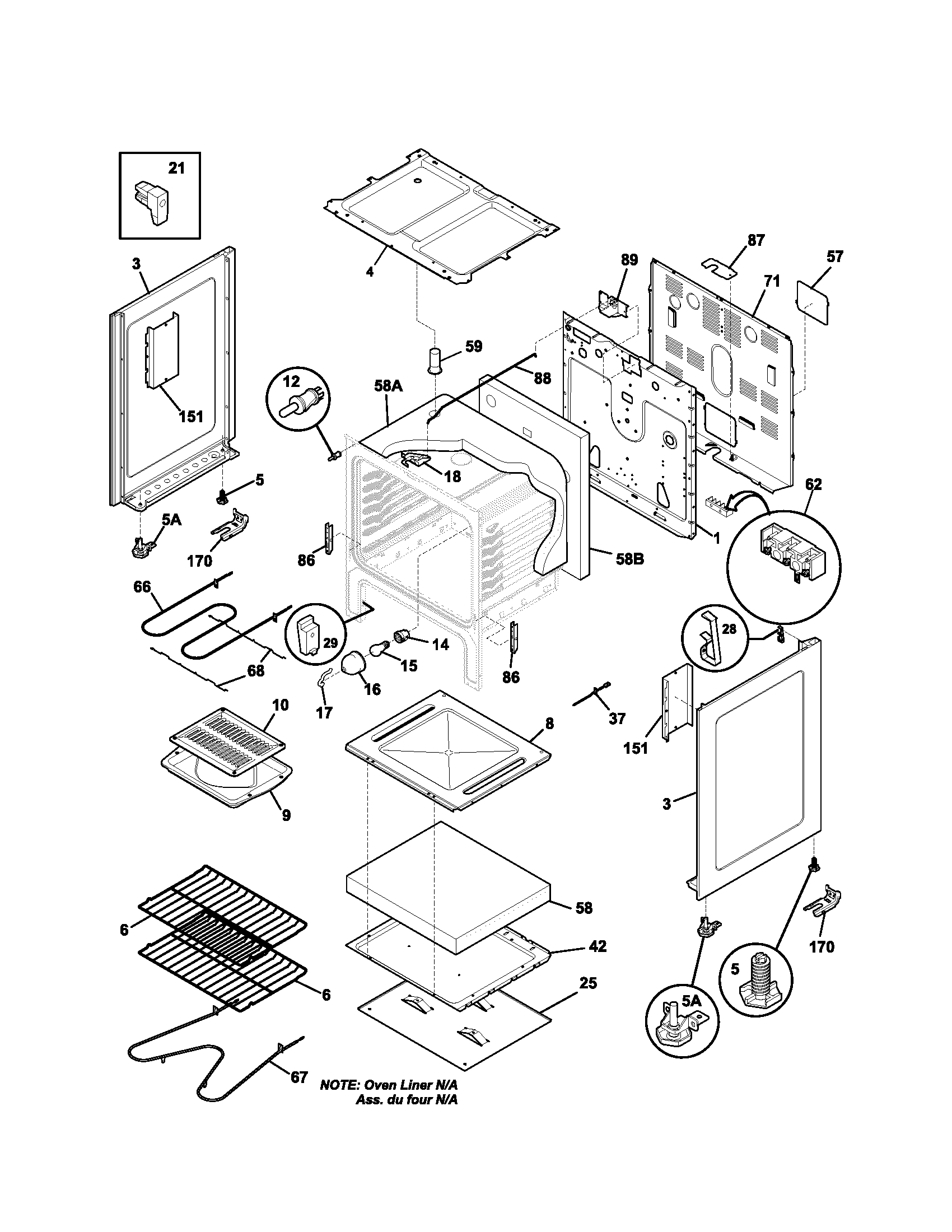 Kenmore 79094122400 body diagram