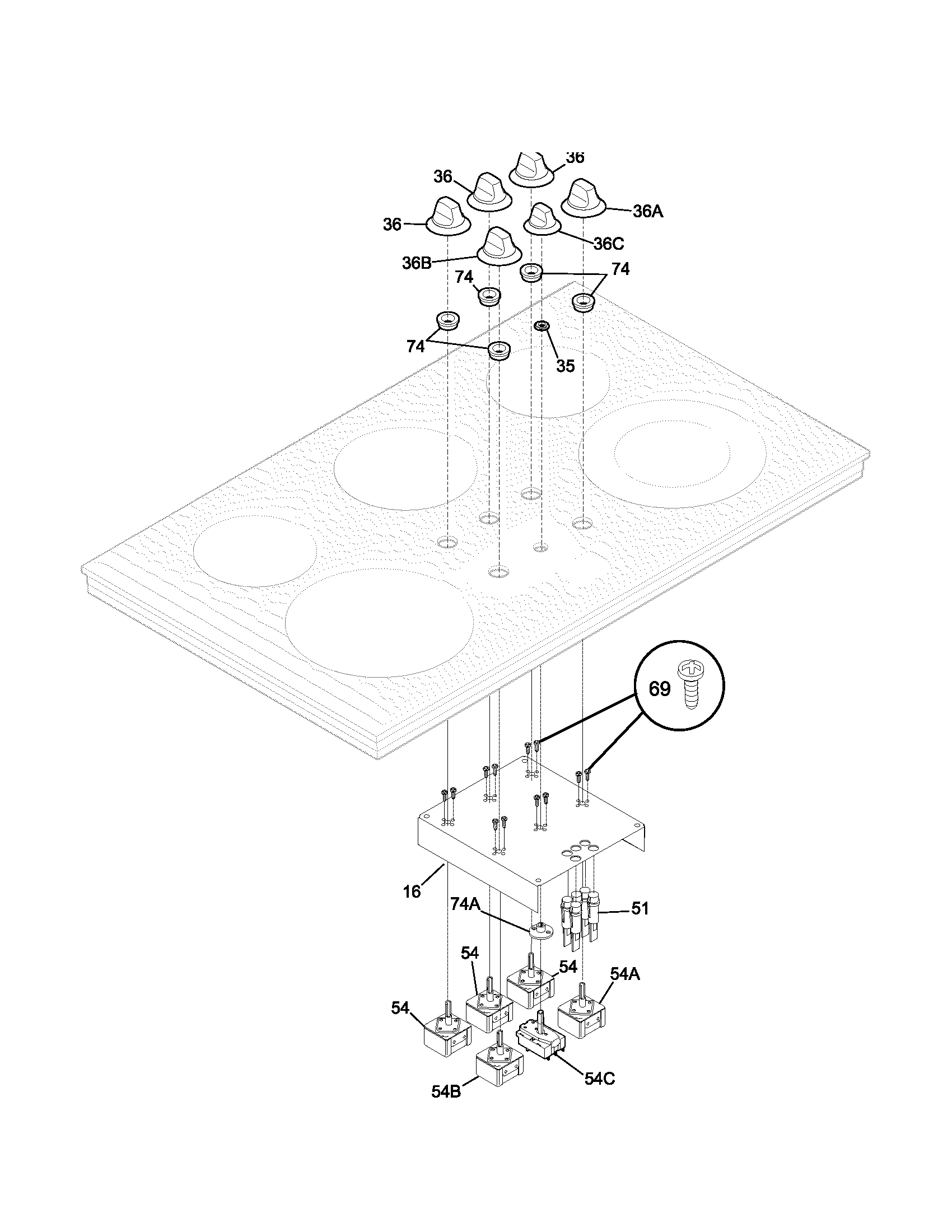 Kenmore 79042749400 controls diagram