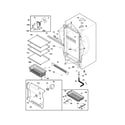 Frigidaire AFFU2068DW0 cabinet diagram