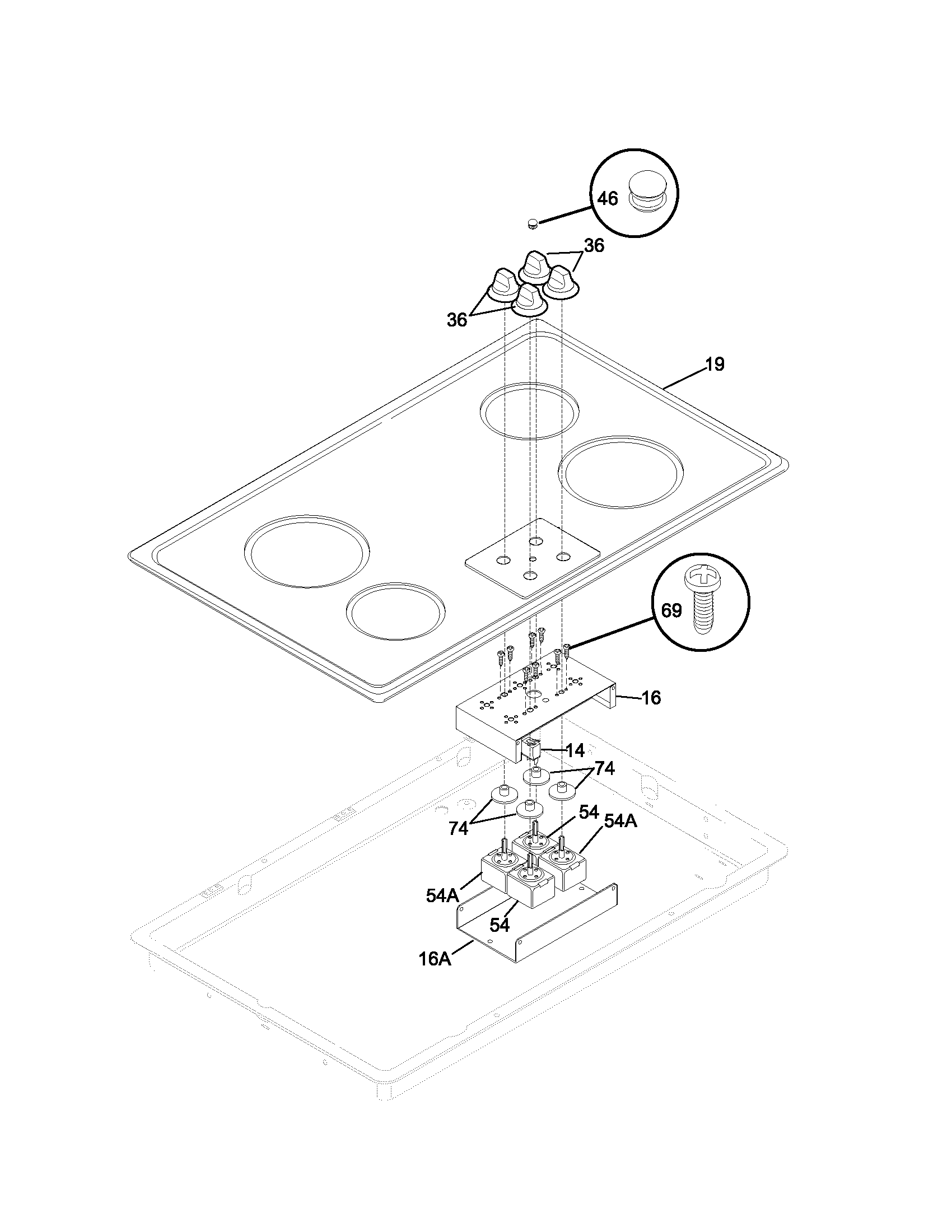 Kenmore 79043492401 controls diagram