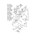 Kenmore 79078774400 burner diagram