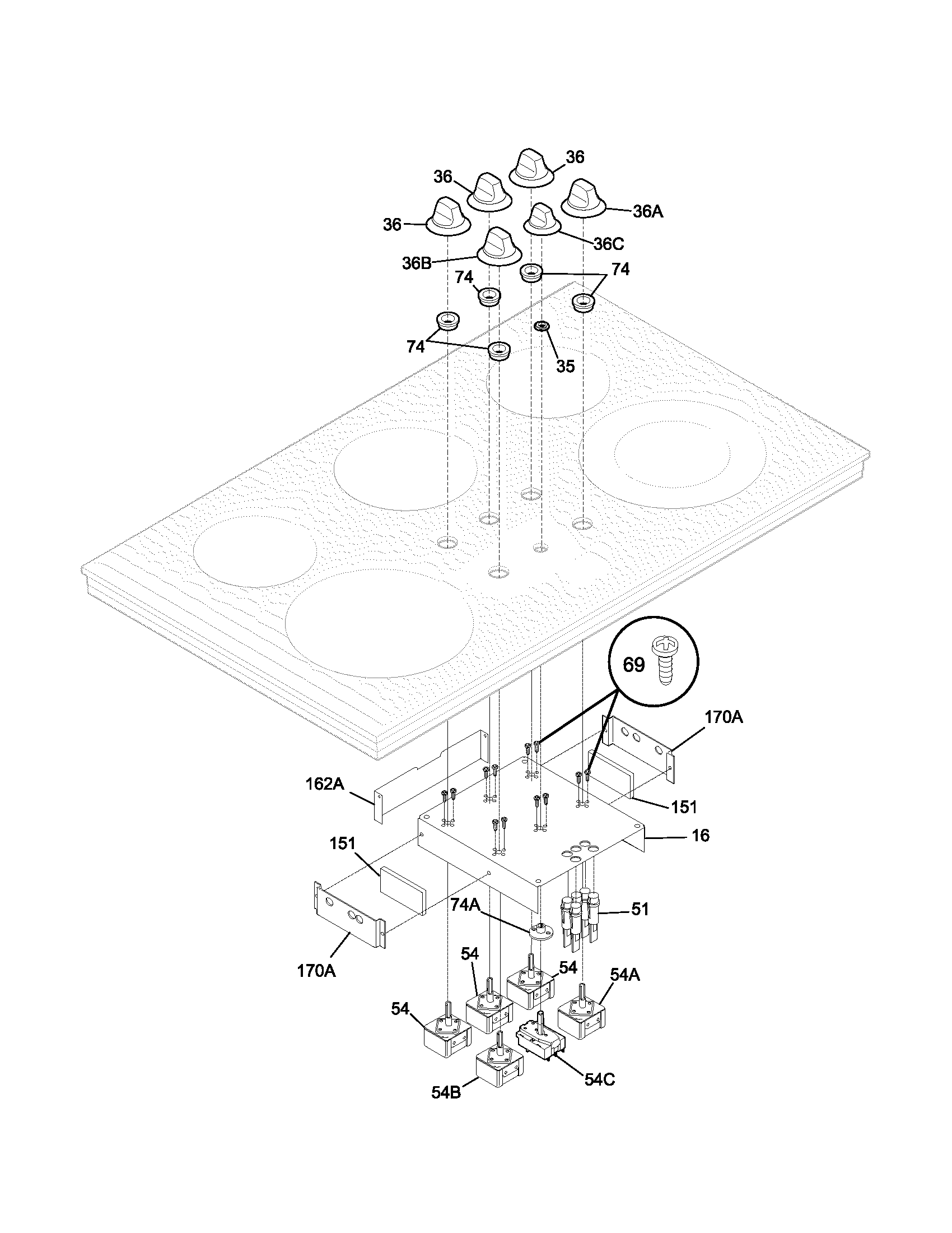 Kenmore 79042741401 controls diagram