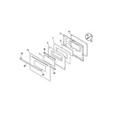 Frigidaire FLF316DSB door diagram