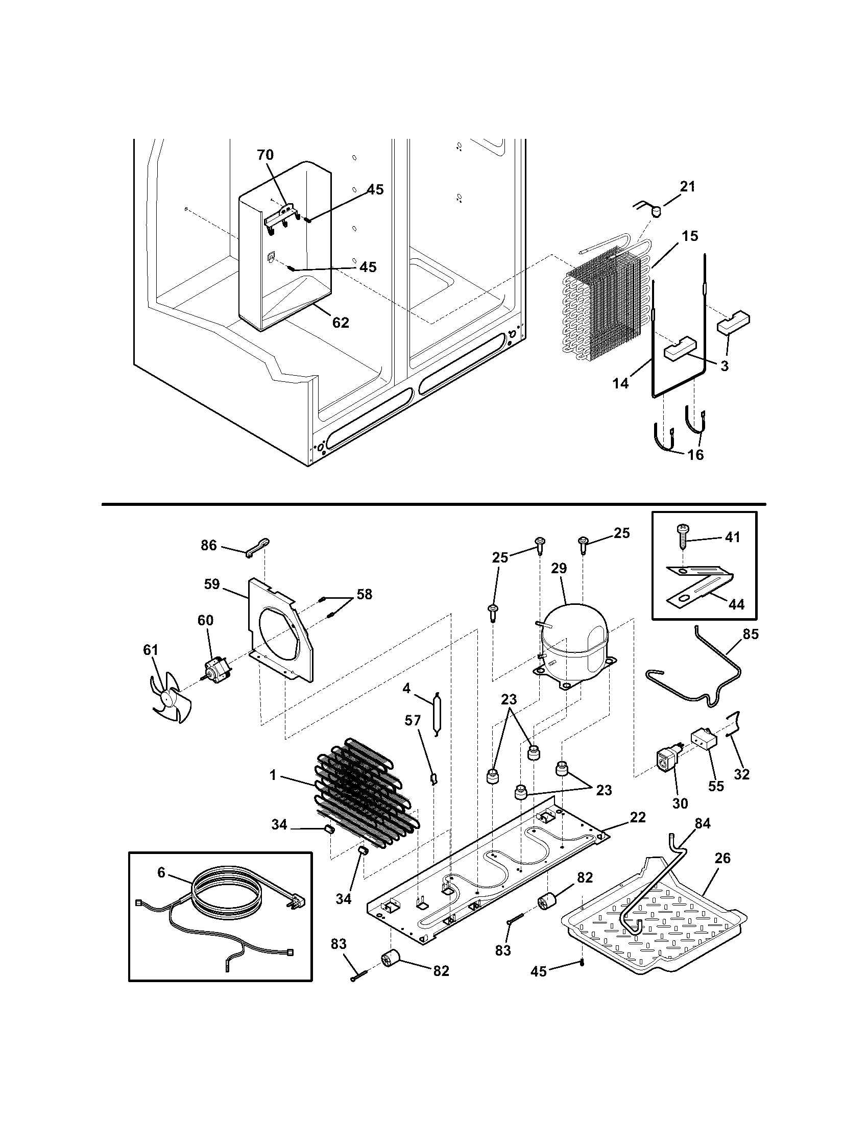 Kenmore 25356272405 system diagram