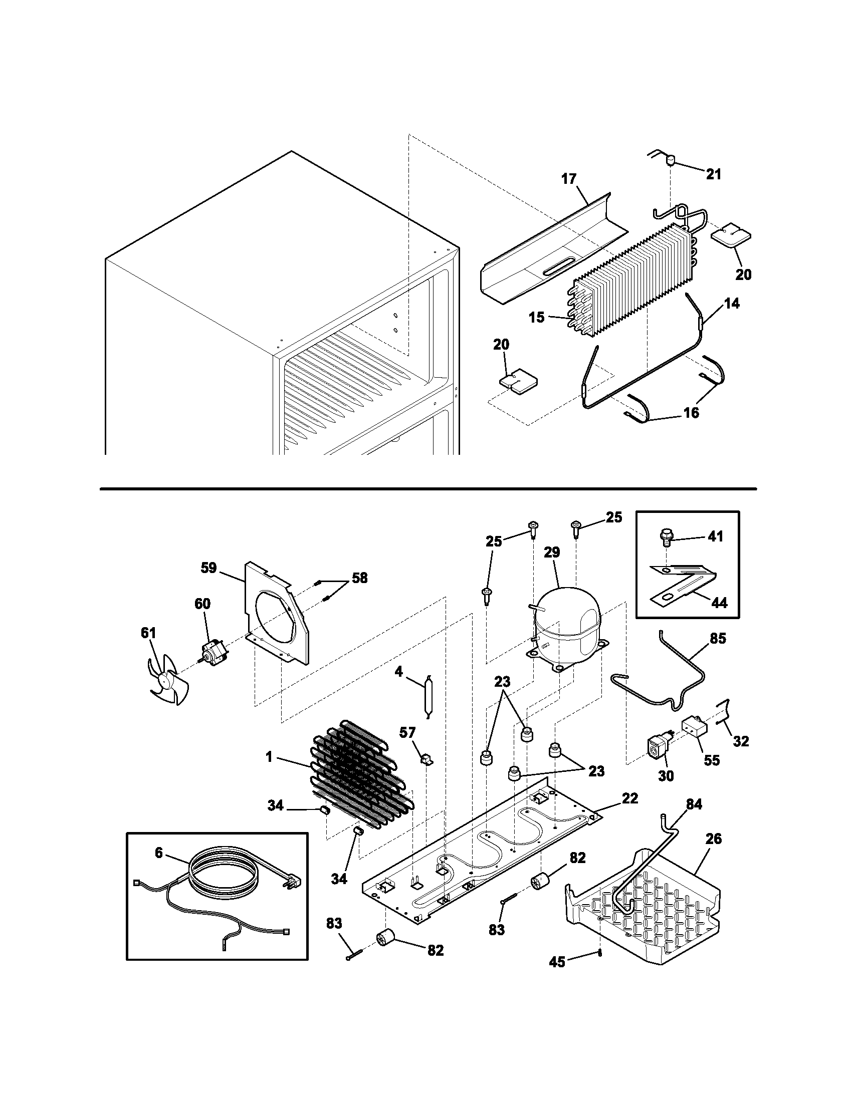 Kenmore 25376823400 system diagram