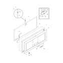 Frigidaire AFFC1526DW0 door diagram
