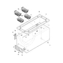 Frigidaire AFFC1526DW0 cabinet diagram