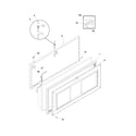 Frigidaire FFC13C3AW3 door diagram