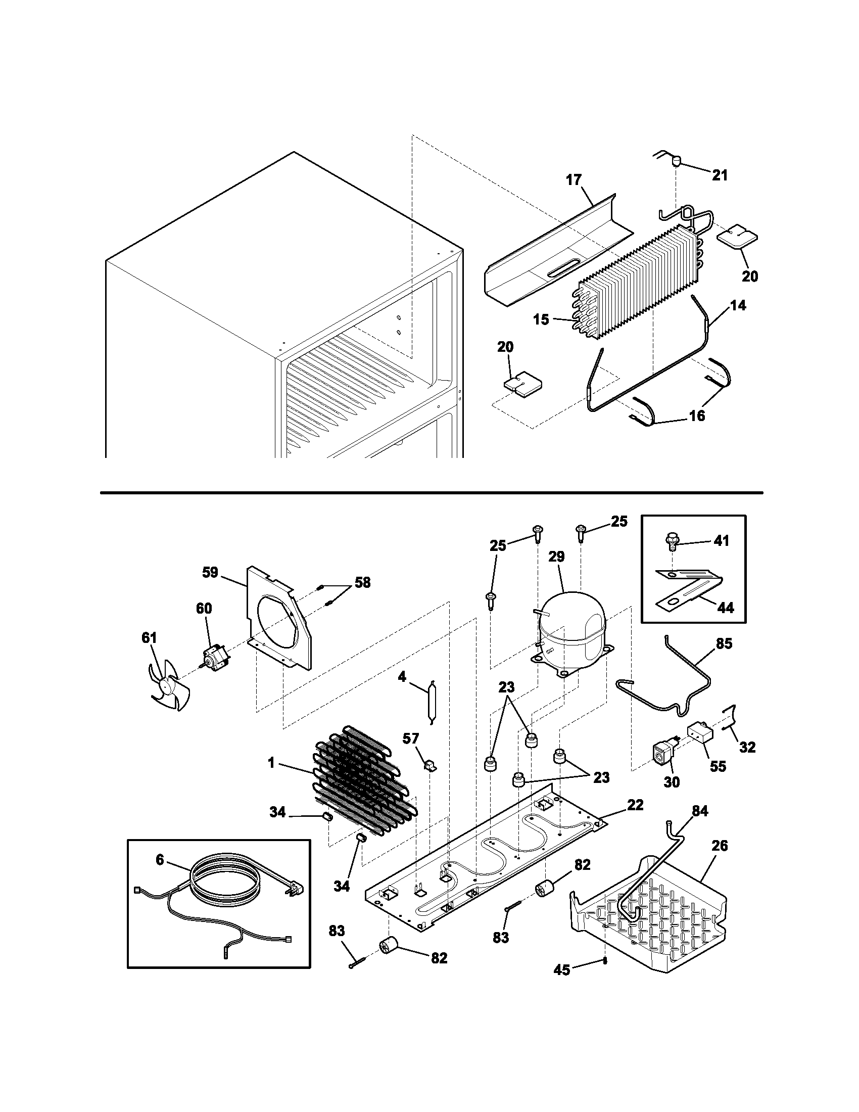 Kenmore 25374870402 system diagram