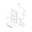 Frigidaire LFFH2067DW1 door diagram