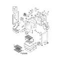 Frigidaire FEFB78DSA body diagram