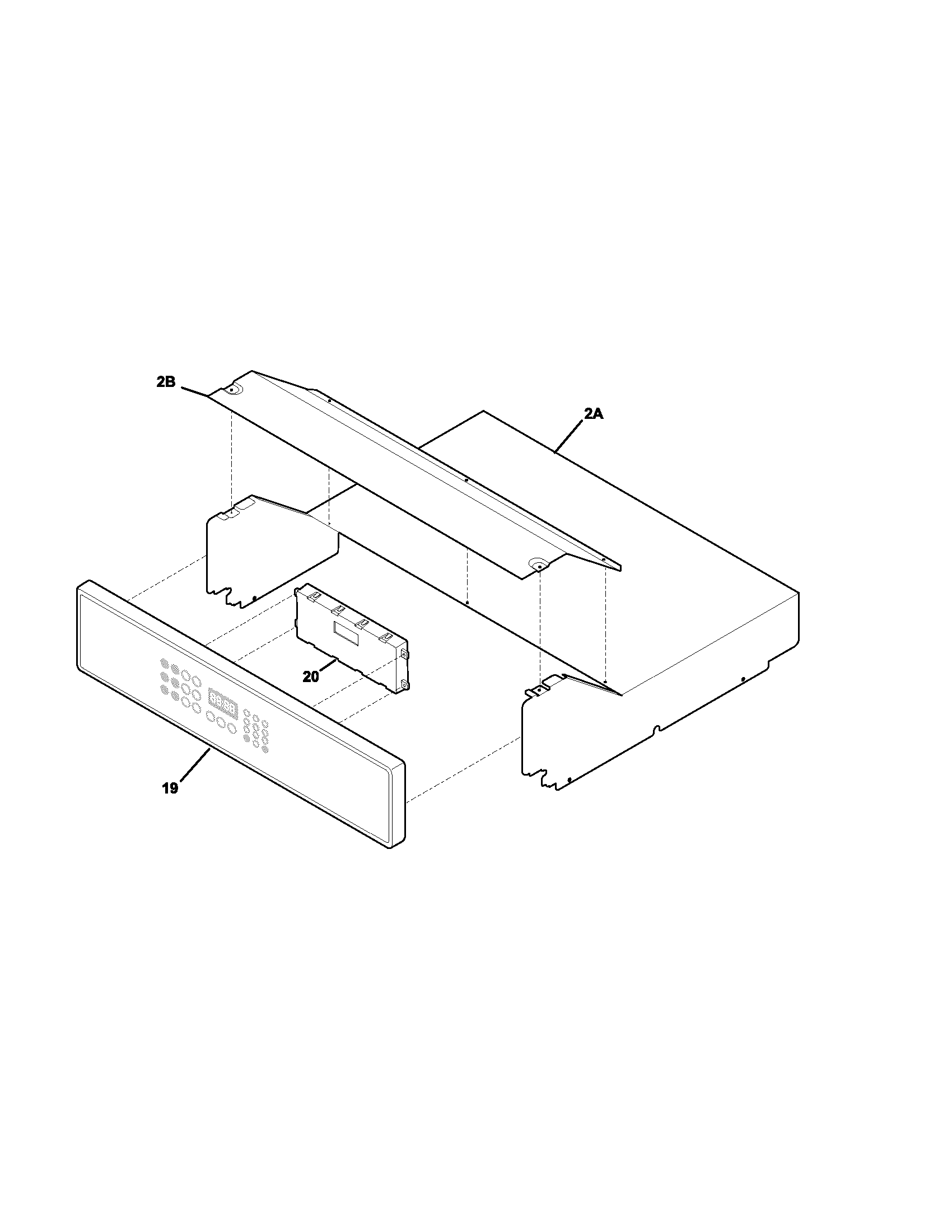 Frigidaire GLEB30S9DBA control panel diagram