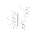 Frigidaire LFFU1424DW0 door diagram