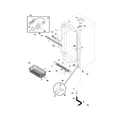 Frigidaire LFFU1424DW1 cabinet diagram
