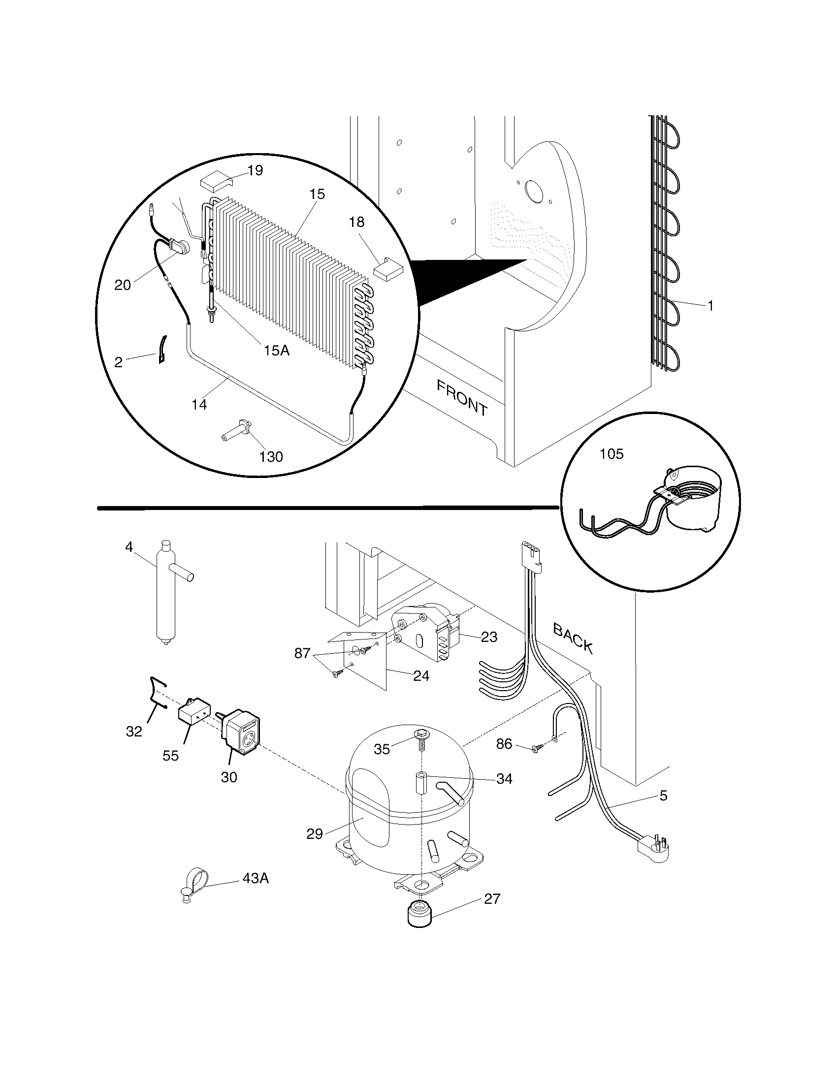 Frigidaire LFFH1767DW0 system diagram