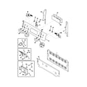 Frigidaire GLEFM397DSA backguard diagram