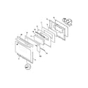 Frigidaire FGF355ASH door diagram