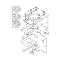 Frigidaire FGF366CCD burner diagram