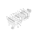 Frigidaire FGF378ACJ door diagram