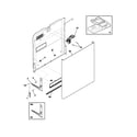Frigidaire FDB2410LDS0 door diagram