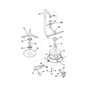 Frigidaire GSB6400NDS0 motor & pump diagram